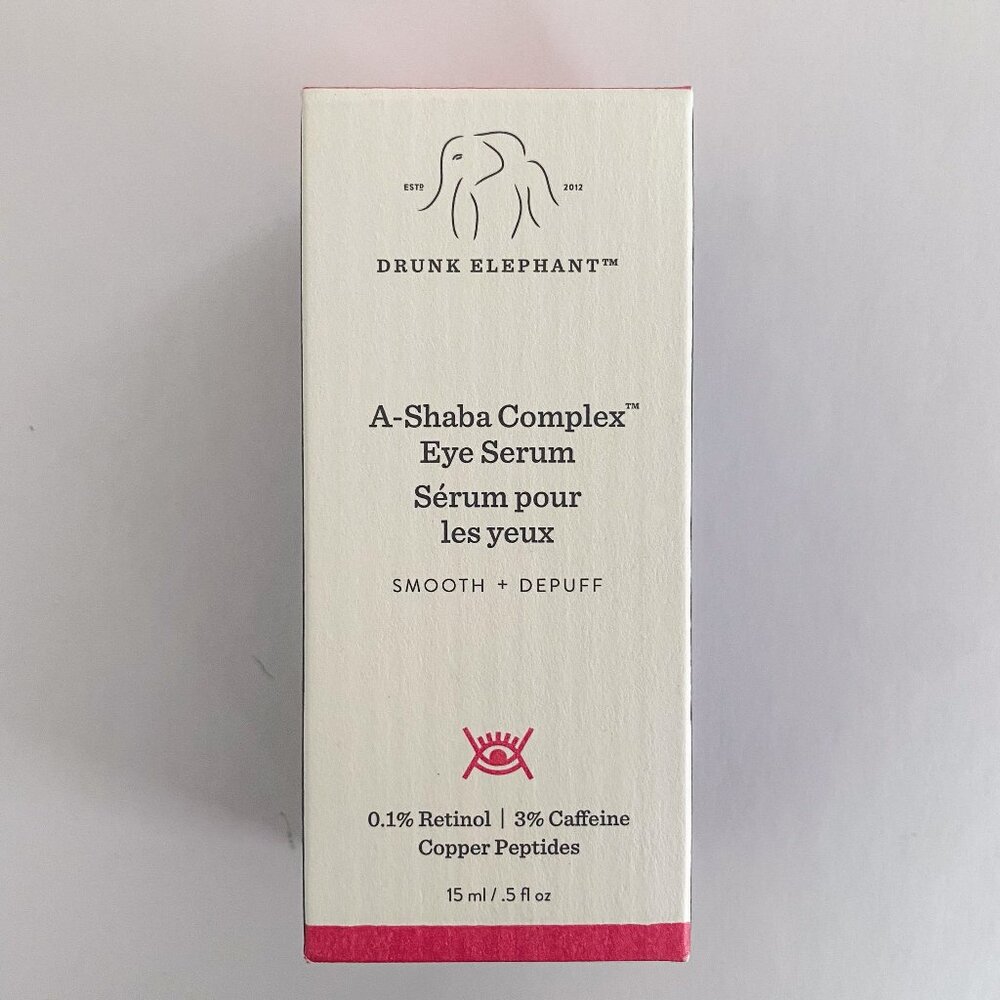 Drunk Elephant A-Shaba Complex Eye Serum Retinol, Caffine NEW